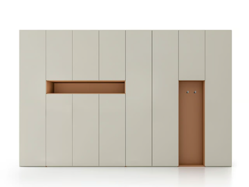LISCIA HINGED - Sectional wooden wardrobe by Santalucia Mobili - view 2
